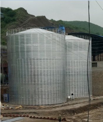 延边朝鲜族粮食钢板仓的安装全过程不用热焊接